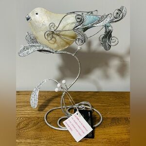Mixed Metal Turtledove Figurine Christmas Table top Decoration any occasion New